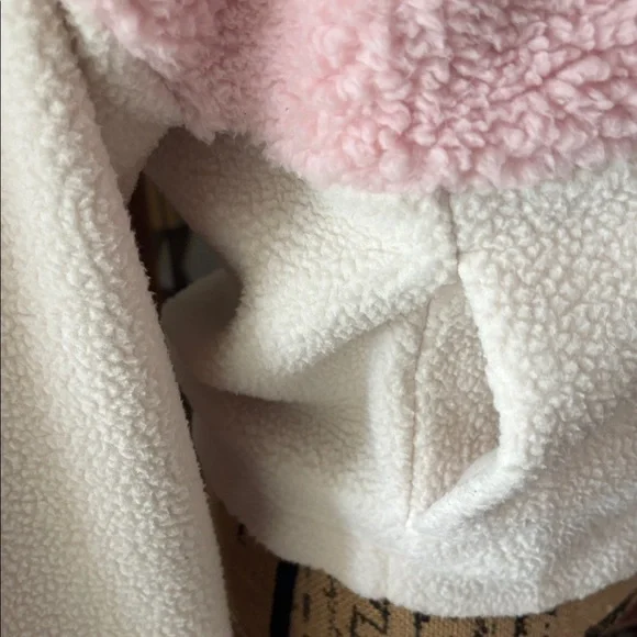 Columbia NWT Pink and White Women’s Fleece Pullover Size XS - Picture 3 of 7